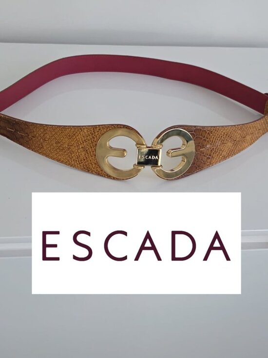 Escada Accessories - ESCADA SNAKE LIKE BELT! VINTAGE!